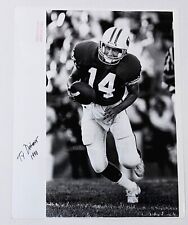 1990 Ty Detmer BYU Cougars College Quarterback #14 Running Vintage Press Photo   picture