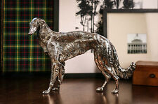 Rare Big Borzoi Russian Wolfhound Dog Antique Jennings Brothers Sculpture Statue picture