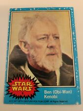 Ben (Obi-Wan) Kenobi 1977 Topps Star Wars Not Graded Blue Trading Card #6 picture