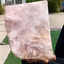 2.9LB Natural Rose Quartz Crystal Pink Crystal Stone slices Healing picture
