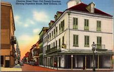 Postcard New Orleans, LA Old French Quarters Napoleon House Cars 1943 picture
