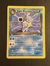 Pokemon ita Rare Dark Blastoise 20/82 Team Rocket Vintage 1st Edition picture