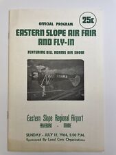 Program Eastern Slope Air Fair and Fly-In Fryeburg Maine 1964 Bill Adams picture