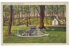 Spangler's Spring, Gettysburg, Pa., Vtg. Linen Postcard picture
