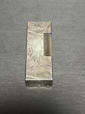 Dunhill Gaslighter Silver Foil Total Pattern Spark Confirmed picture