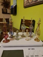  Minature Perfume Bottles Royal Limited Crystal Handcrafted In Egypt picture