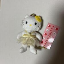 Sanrio Hello Kitty Keychain Mascot Plush Ballerina 1997 Vintage picture