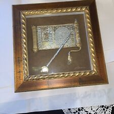 Judaica Art, Replica, Megillah Esther Parchment, Signed & Framed by Orna Amrani picture