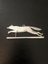 Reed & Barton Fox Weathervane Pewter Christmas Tree Ornament picture