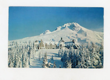 Vintage Postcard  MOUNTAIN    MOUNT HOOD & TIMBER LINE LODGE,  OREGON    UPOSTED picture