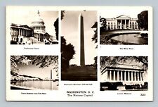 The Nations Capital Washington DC Real Photo RPPC Postcard  picture