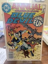 Blue Devil Annual 1 DC Comics 1st Appearance Justice League Dark NEWSSTAND ISSUE picture