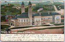 Postcard Pittsburgh PA Carnegie Library In Schenley Park  picture