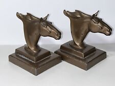 FRANKART Horse Head Bookends Pair 5” Tall picture