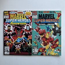 Marvel Super-Heroes Vol.2 #12 & 13 Iron Man Falcon Doctor Strange 1992 1993 picture