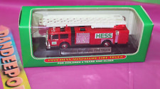 Hess 1999 Miniature Fire Truck Holiday Toy Christmas Gift In Box picture