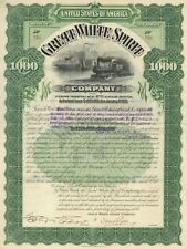 Great White Spirit Co. - 1895 dated $1,000 Shipping Gold Bond - Fantastic Design picture