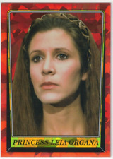 2023 Topps Chrome Sapphire Star Wars Return Of The Jedi Princess Leia Organa #5 picture