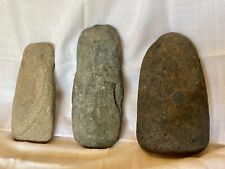 Set Of 3 Indian Artifact Native American Celts picture