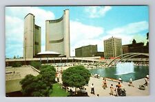 Toronto-Ontario, The City Hall, Antique, Vintage Souvenir Postcard picture