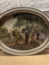 Vtg. Decorative Tin Limited Edition West Point Academy & The Season Of Blossoms picture
