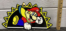 Mario Brothers Diecut Metal Sign Video Games Nintendo Gaming System Gas Oil picture