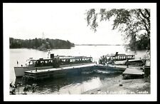 IVY LEA Ontario 1940s Mount Airy Boat Landing. Real Photo Postcard by Prosser picture