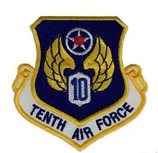 USAF TENTH 10TH AIR FORCE 10 AF PATCH RESERVE UNIT CARSWELL FORT WORTH picture