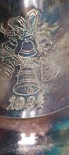 Kirk Steiff Silverplate 1984 Musical Bell Ornament picture