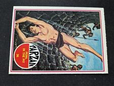 1966 Philadelphia Gum Tarzan Card # 36 Peril in the Pit (EX) picture