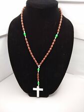 Vintage Acrylic Rosary - 21