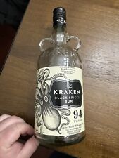 EMPTY The Kraken Black Spiced Rum 94 Proof Bottle 750 ml Clear Crafts picture
