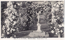 Rose Garden Statue Benvenuto TOD INLET Vancouver Island BC Canada Trio RPPC picture