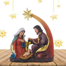 Christmas Nativity Scene Set Figures Resin Figurines Baby Jesus picture