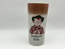 Vintage Cock and Bull Buckaroo Soda Ginger Beer Glass 5.5” Tall picture