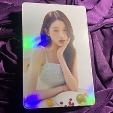 Wonyoung IVE Hot Beach Edition Celeb KPOP Girl Photo Holo Card Fruity Plate picture