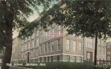 MI, Jackson, Michigan, High School, Entrance View, SH Knox No 207394 picture