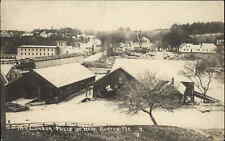 West Buxton Maine ME Old Lumber Mill c1910 Real Photo Postcard picture