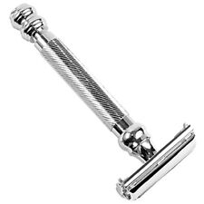 Parker 99R Safety Razor & 5 Double Edge Blades - Heavyweight Butterfly Open  picture