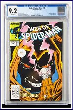 Web Of Spider-Man #38 CGC Graded 9.2 Marvel May 1988 White Pages Comic Book. picture