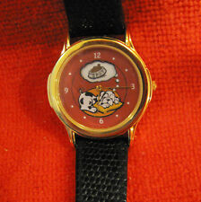 ANIMATED DREAMING DOG WATCH WORKING NEW BATTERY picture