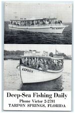 c1960's Miss Milwaukee Deep-Sea Fishing Daily Tarpon Springs Florida FL Postcard picture