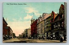 East Third Street Dayton Ohio Postcard picture