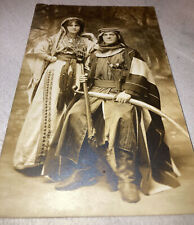c1910 RPPC Couple dressed up in Moroccan outfits and Couple Is Identified. picture