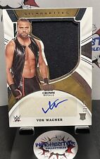 WWE Panini Chronicles Crown Royale VON WAGNER Patch Autograph SL-VWG /99 picture