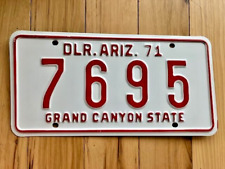 1971 Arizona Dealer License Plate picture