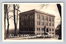 Crete NE-Nebraska RPPC Doane College Science Building Real Photo 1923 Postcard picture