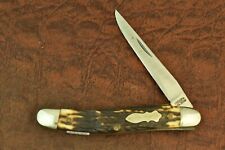 SCHRADE MADE IN USA UNCLE HENRY STAGLON STOCKMAN KNIFE 197UH LINER LOCK (14732) picture