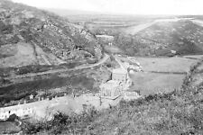 uqq-21 View From Hillside, Boscastle, Cornwall 1916. Photo picture