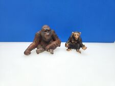 Schleich Monkey Figurines Chimpanzee & Orangutan picture